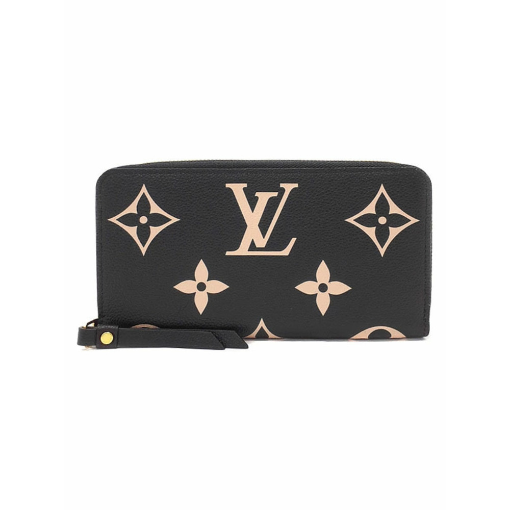 Louis Vuitton Bicolor Monogram Empreinte Zippy Wallet Round Zipper Long